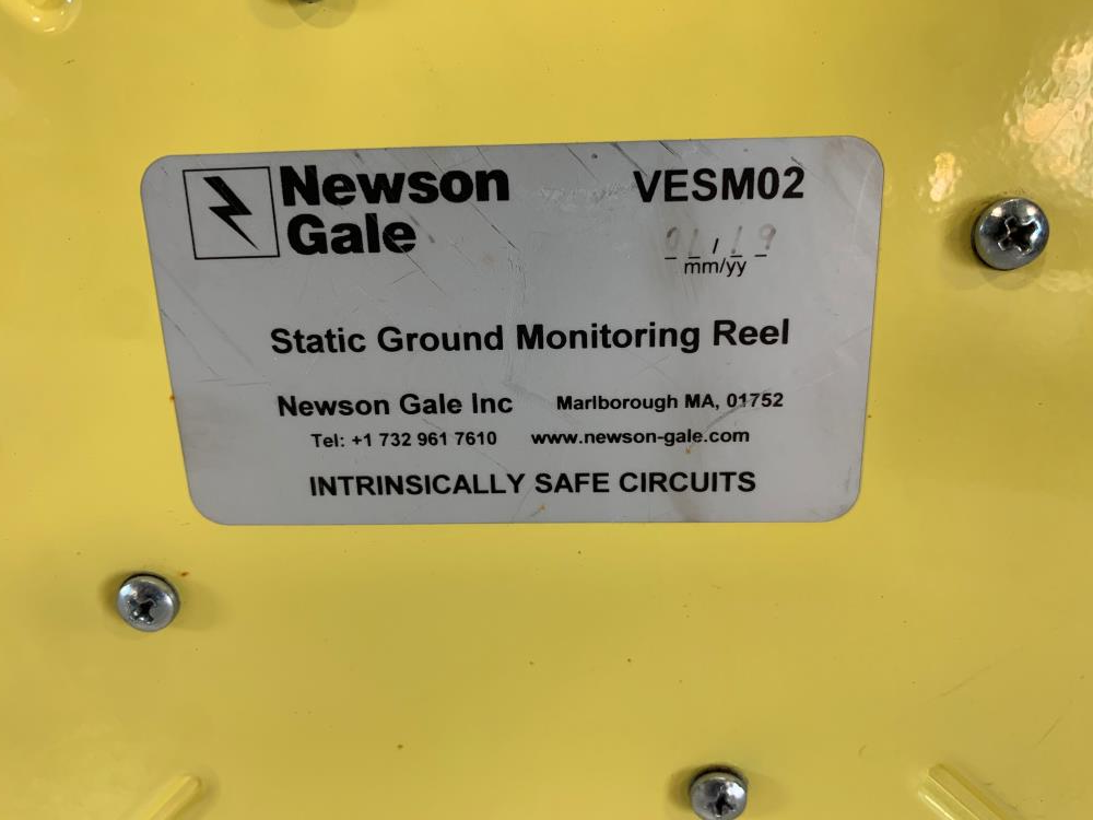 Newson Gale VESM02 Static Ground Monitoring Reel w/ VESX90-IP Grounding Clamp